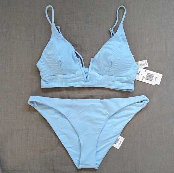 L*Space Siren Camacho Bikini Set Sky Blue - Picture 1 of 4